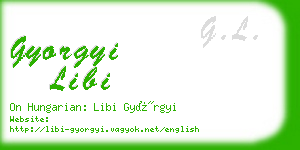 gyorgyi libi business card